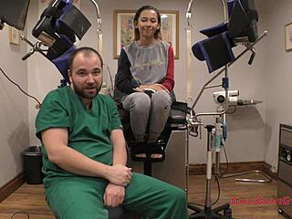 This Exam's Just Formality Right? Kalani Luana Spreads Wide!