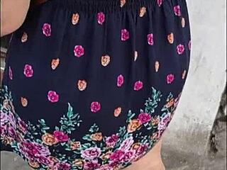 venezolana street slut roleplays boss whore in homemade lingerie lick fest