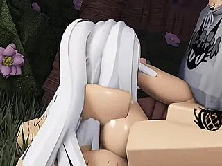 Roblox babe's big tits and ass 😍🍑