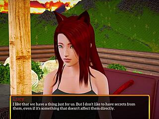 brunette teen with big ass plays erotic homemade game with amateurs