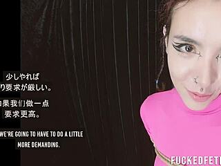 Skinny BDSM Slut Dives Underwater Hard