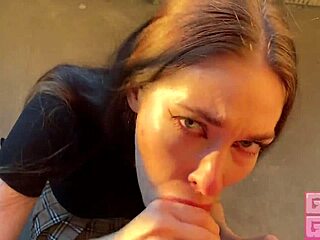 gerageyn's dirty mouth craves sucking dick for facials