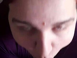 curvy bbw lover sucks monster cock gets facial cumshot