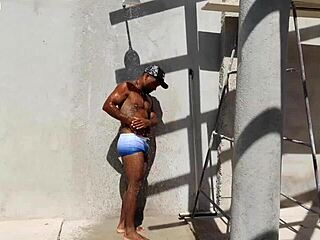 Barbecue girl craves full hot sausage plunge