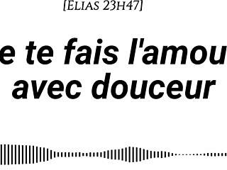 listen to us making sensual love with slow cunnilingus