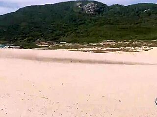 fighting with boyfriend leads to beach blowjob adventure