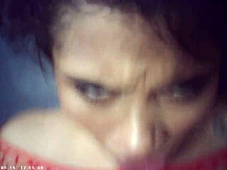 Behind the scenes, glasses-wearing half-Asian big-boob babe powerfucked loud in hardcore pussy pounding