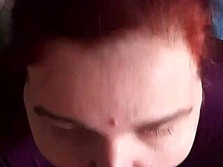 curvy bbw lover sucks monster cock gets facial cumshot