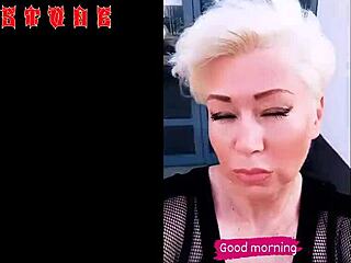 mature whore offers her slutty holes for the highest bidder in wild display