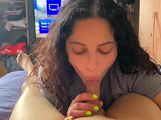 babyluna939 sucks my cock titjobs till drained dry!