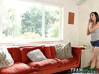 skinny teen 18+ kneels for massive facial cum blast 💦😈🔥