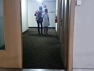 Ebony Nurse Fucks Interviewer Wildly For That Big Promotion