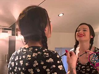 alice's petite brunette mmf threesome gets wild 😈💦🔥