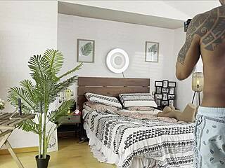 behind the scenes with 19yo french newbie shooting real porn