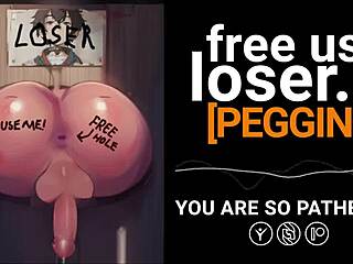 F4M BDSM Bound Loser Takes Free Use Ass to Mouth