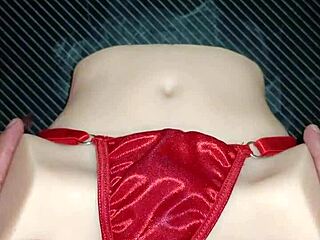 candy, bend over in sexy red thong for deep anal pounding!