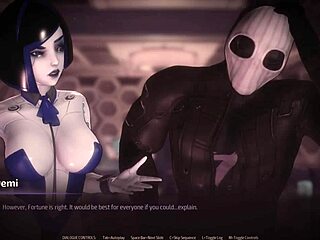 Huntress Ass Ravaged in Intense Double Penetration