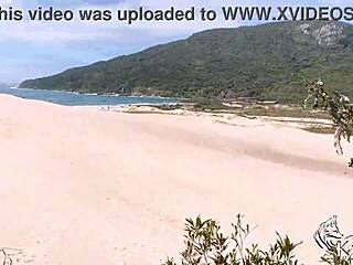 fighting with boyfriend leads to beach blowjob adventure