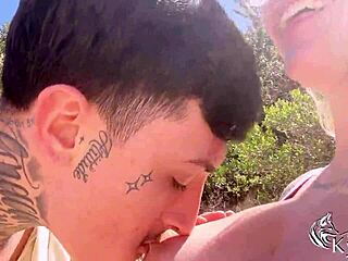 fighting with boyfriend leads to beach blowjob adventure