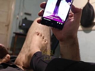 Bebelexxx's footjob teases before begging doggystyle pounding!