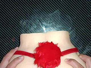 candy, bend over in sexy red thong for deep anal pounding!