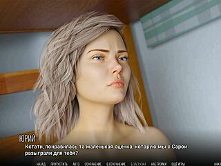 college cheerleader sneaks rough sauna fuck with huge cock buddy