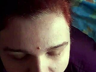 curvy bbw lover sucks monster cock gets facial cumshot