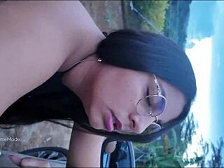 cute latina teen gets public outdoor quickie pounding