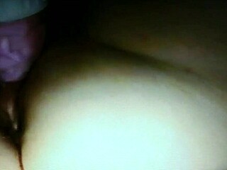 hey blindfolded wife wanna feel this rabbit toy fuck you deep?