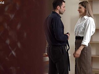 megan glock's wild dp threesome with office assistant