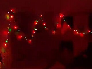Sensual latina flashes big tits naked at christmas 🎄🔥