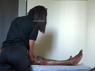 vietnamese girl massages customer gently