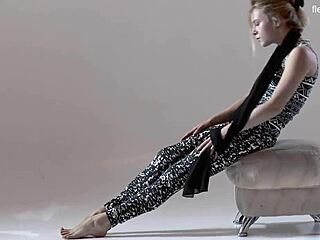 Russian Hairy Gymnast Rita Mochalkina Spreads Legs in Yoga Poses