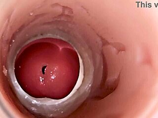 Huge Sperm Explosion Captured Deep Inside Tight Pussy Camera
