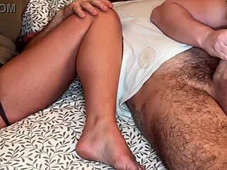 Kelly And Pam's Big Tits Share A Hard Cock