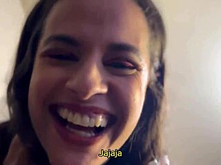 Tattooed Femdom Treats Cuckold As Ashtray With Spanish Subs