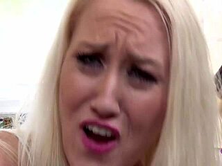 blonde milfs alana evans zoe parker lick asses in kitchen 😘👅