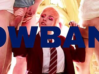 WOW 19-Year-Old TEEN Delivers HOT INTERRACIAL HANDJOB Cumshot!