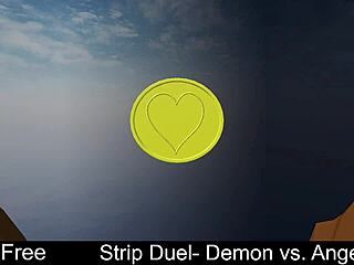 Angel Vs Demon Strip Game Turns Erotic