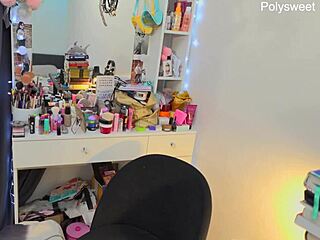 Peeking at this curvy milf's dirty joi toys turns her on wild