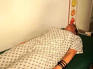 Kyla's intense massage assessment parody session