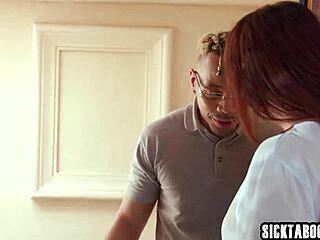 horny milf syren de mer takes on gangbang with big tits bouncing 😈