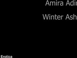amirah's intense winter scissoring heats up part 2