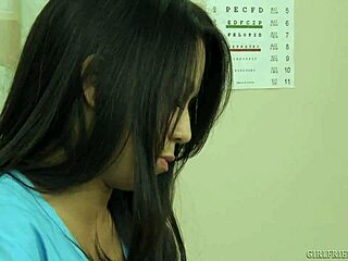 Misty Stone Fingers Juicy Pussy in Nurse Exam Room