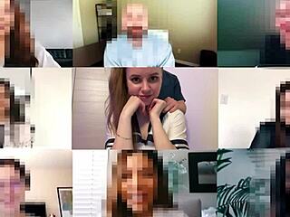 Secret Creampie Surprise Hits During Online Class Session