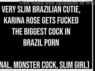 karina rose slim brazilian anal monster cock atm