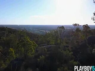 Belgian Playboy Model Strips Perfect Ass Outdoors