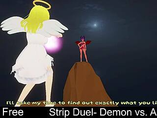 Angel Vs Demon Strip Game Turns Erotic