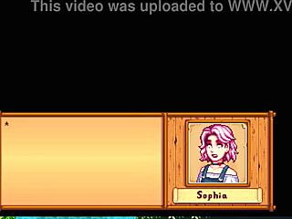 Stardew Valley's Sophia voyeur futanari game tease?