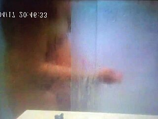 Hidden cam catches german wife fingering to cum in steamy shower